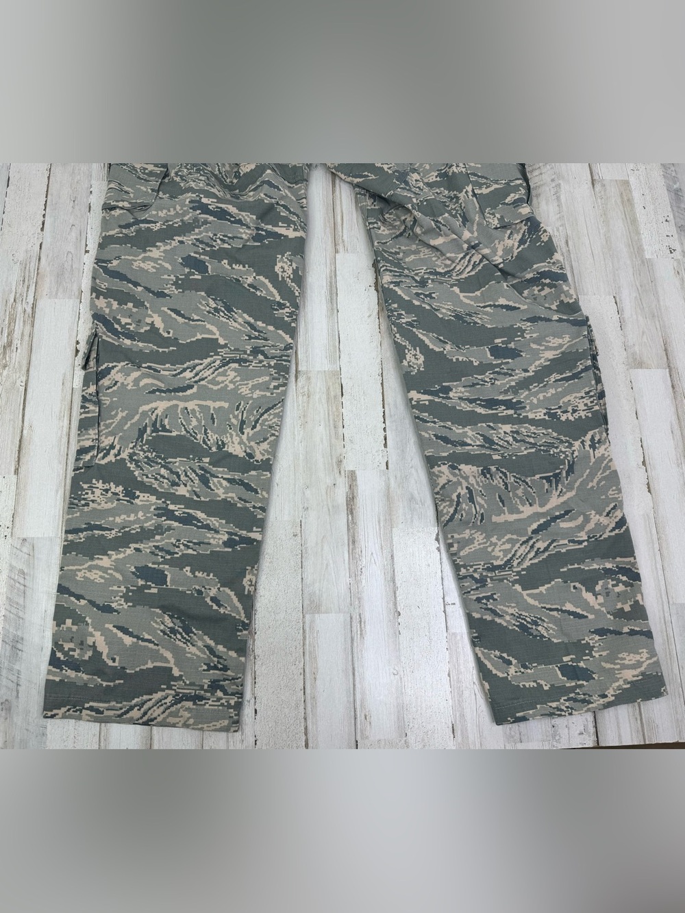 US Air Force Pant Mens 32L (32x35) Camo Cargo Tapered Military Uniform Combat - Picture 9 of 9